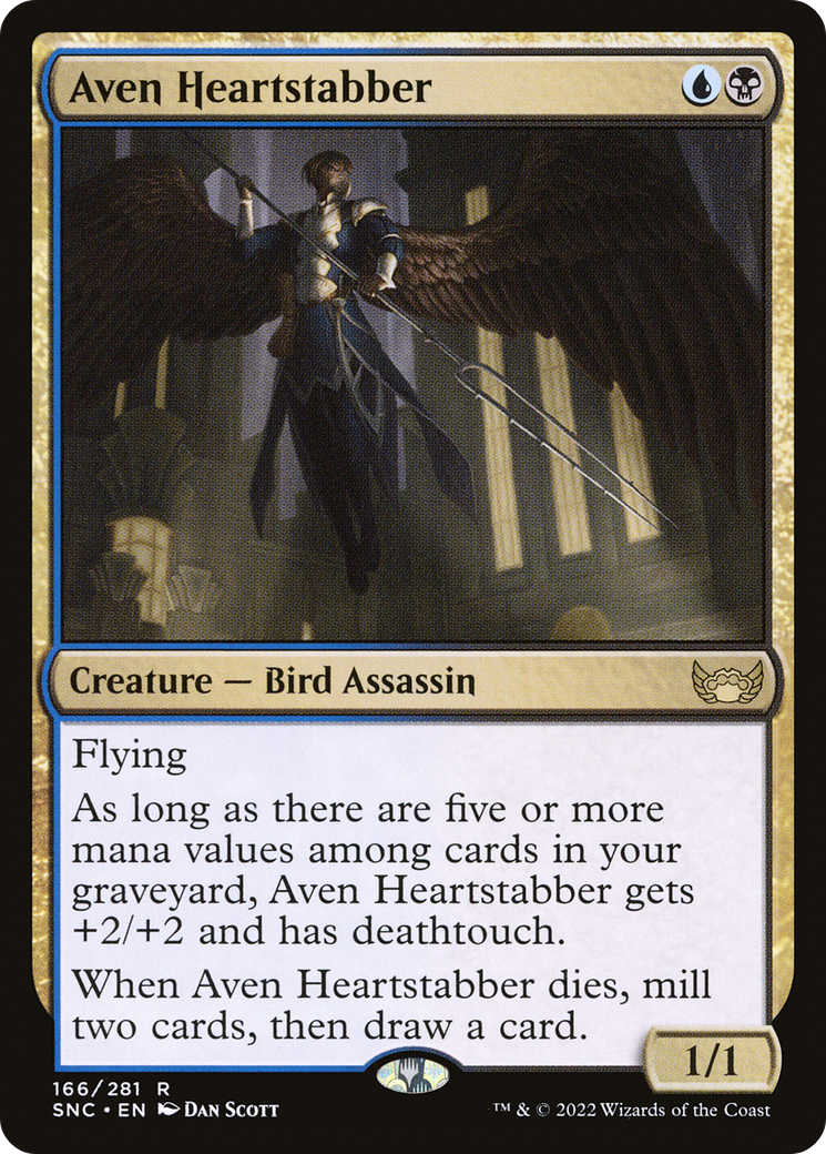 Aven Heartstabber (SNC-166) - Streets of New Capenna Foil