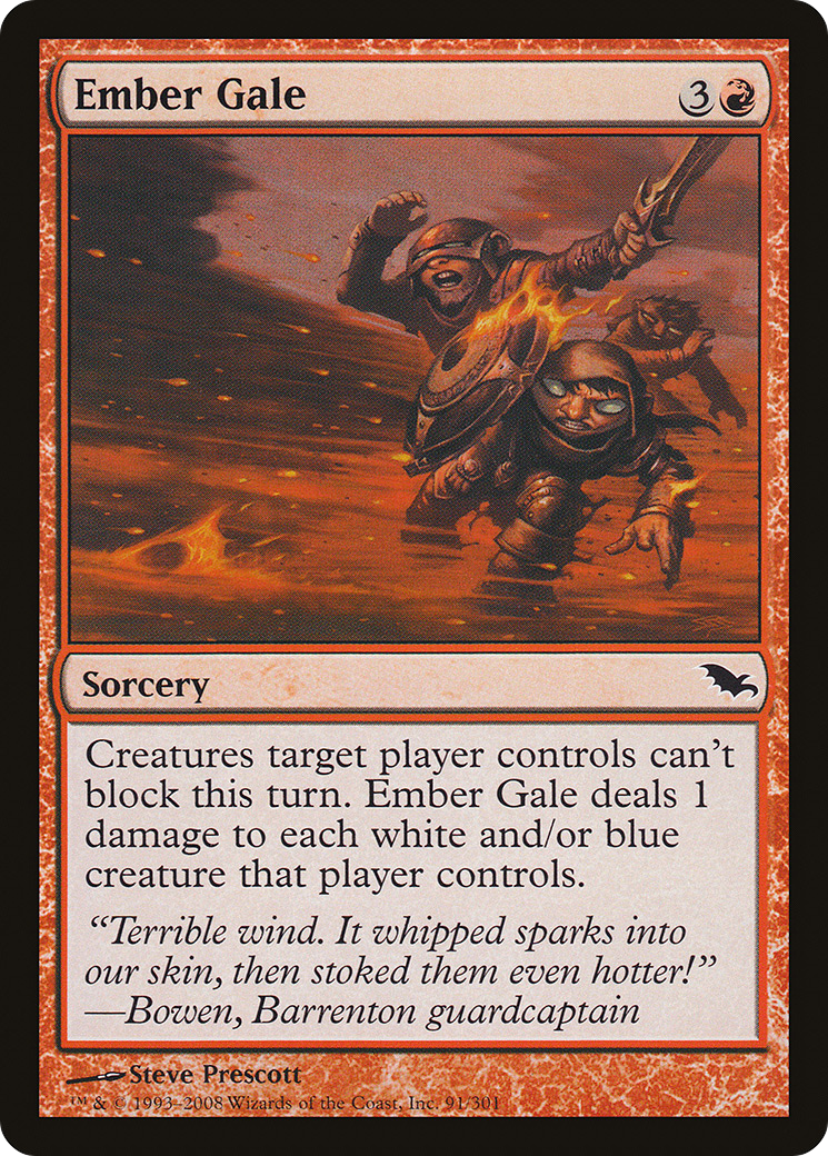 Ember Gale (SHM-091) - Shadowmoor Foil