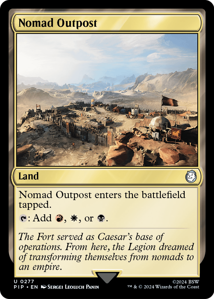 Nomad Outpost (PIP-277) - Fallout Foil