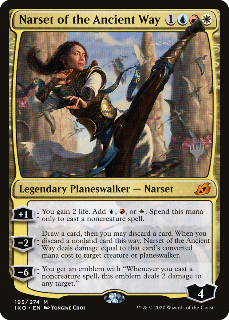 Narset of the Ancient Way (PPIKO-195) - Ikoria: Lair of Behemoths Promos Foil