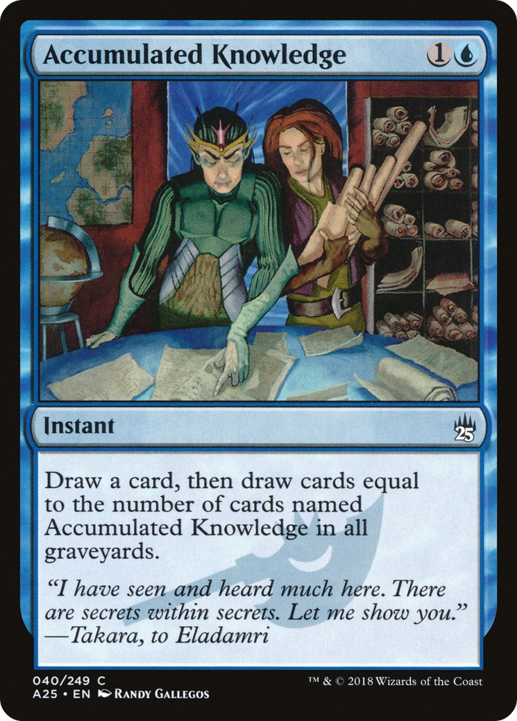 Accumulated Knowledge (A25-040) - Masters 25 Foil