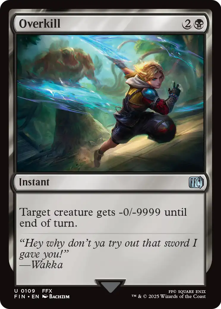 Overkill (FIN-109) - FINAL FANTASY Foil