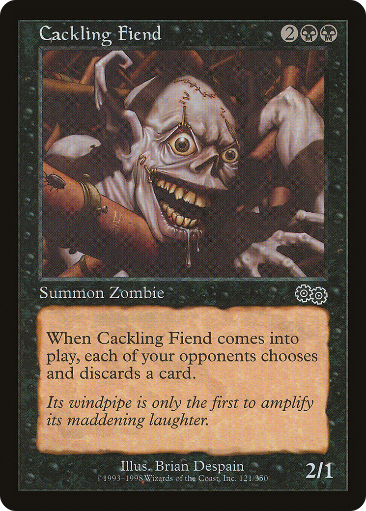 Cackling Fiend (USG-121) - Urza's Saga