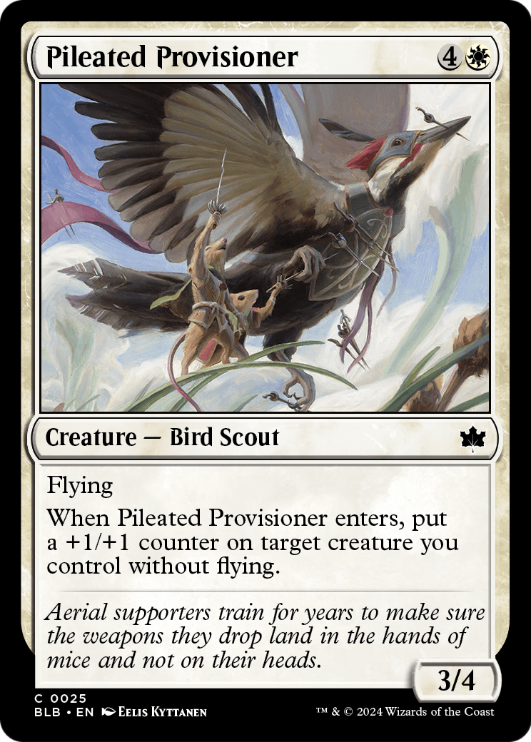 Pileated Provisioner (BLB-025) - Bloomburrow