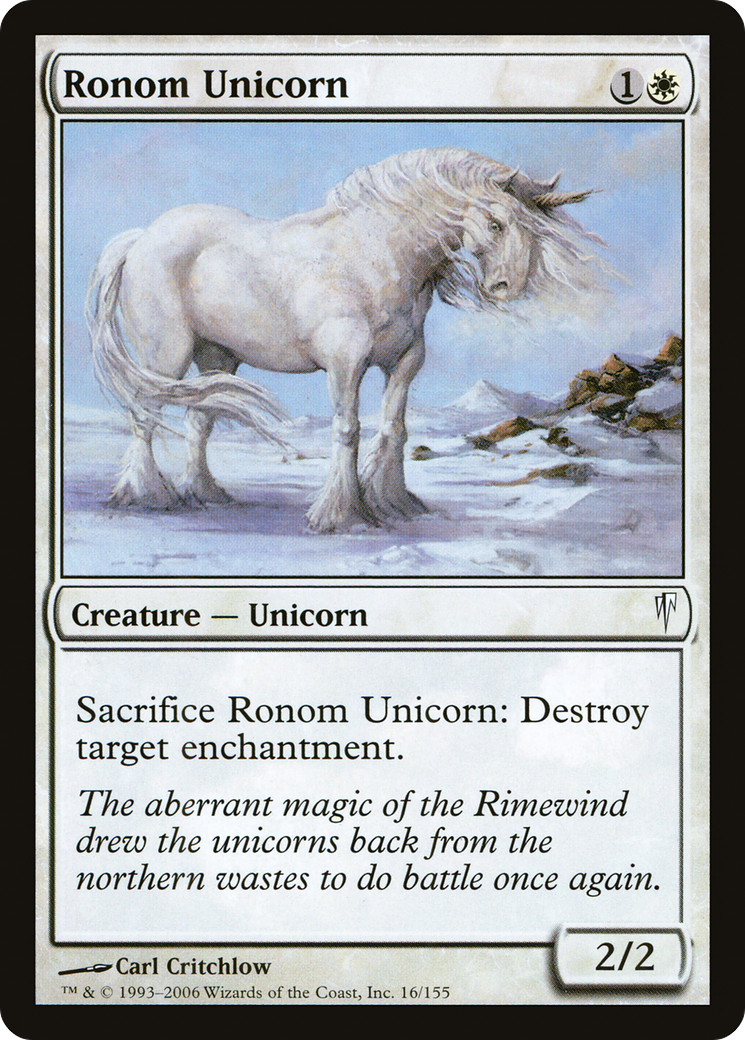 Ronom Unicorn (CSP-016) - Coldsnap Foil