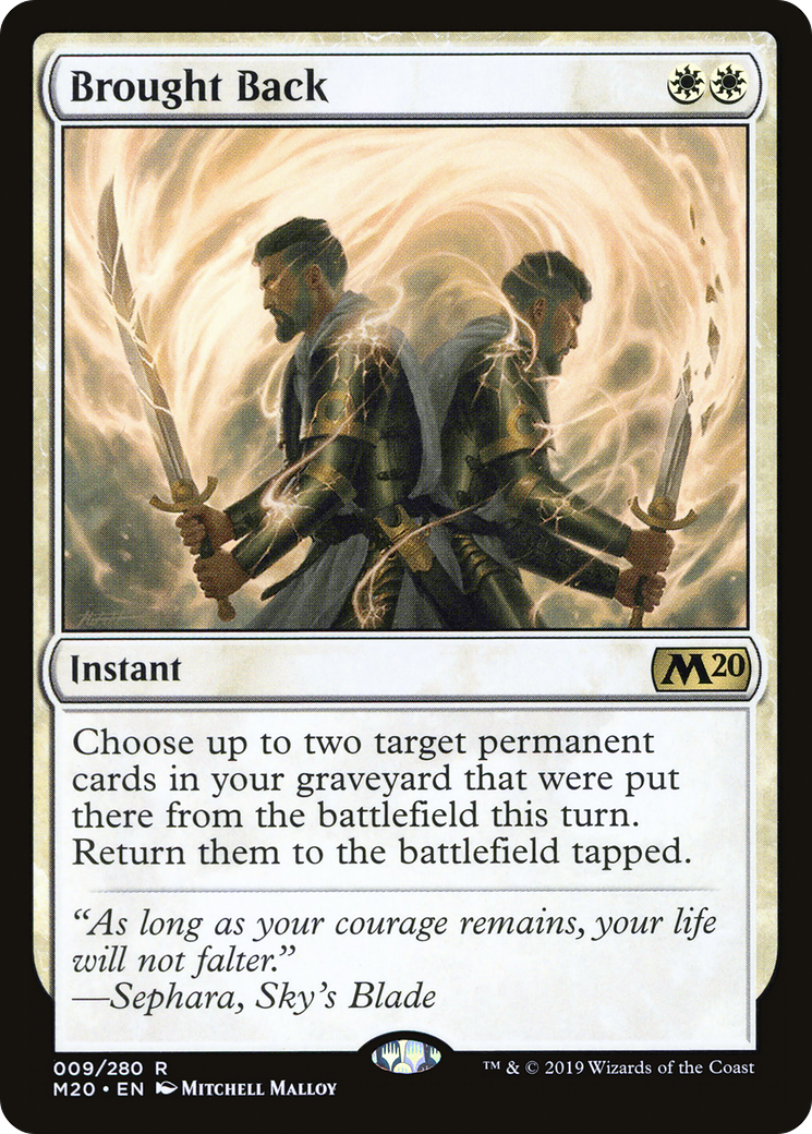 Brought Back (M20-009) - Core Set 2020