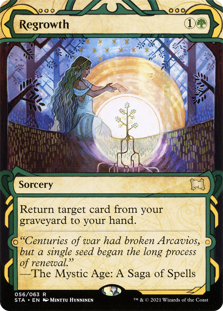 Regrowth (STA-056) - Strixhaven Mystical Archive: (Showcase) (Borderless)