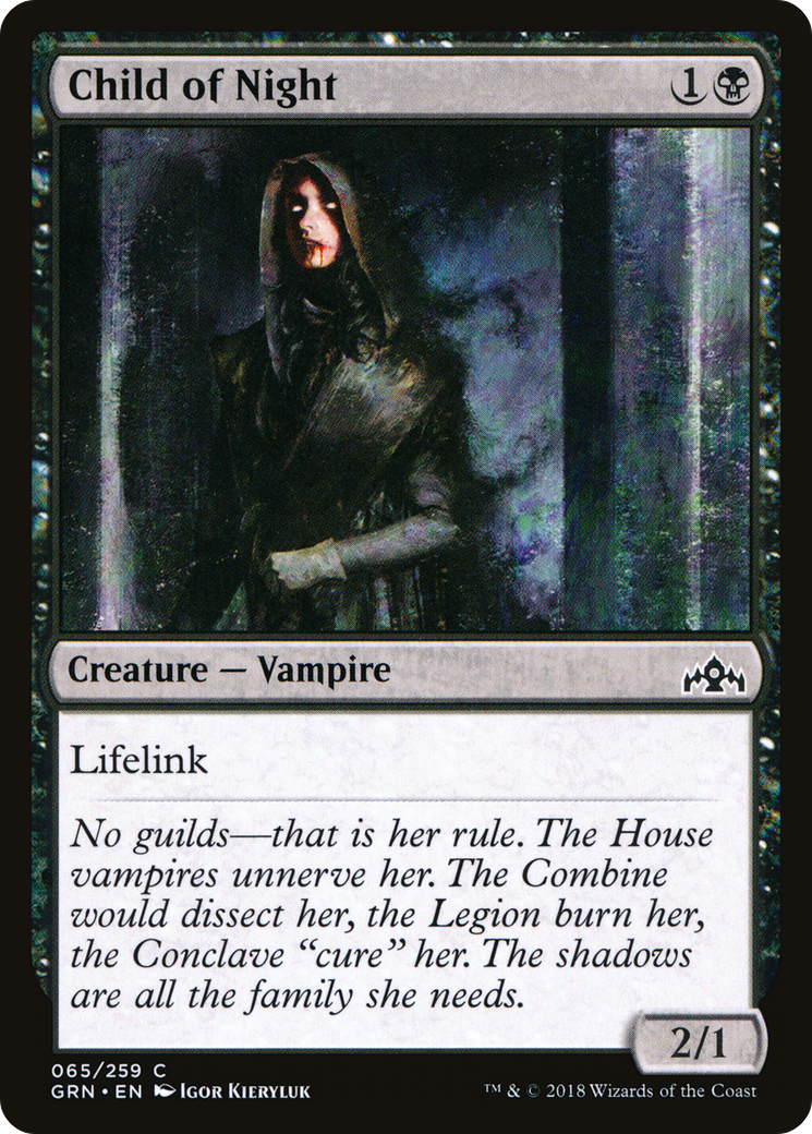 Child of Night (GRN-065) - Guilds of Ravnica Foil