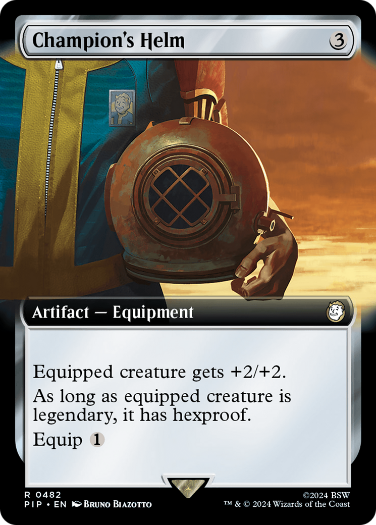 Champion's Helm (Extended Art) (PIP-482) - Fallout: (Extended Art) Foil