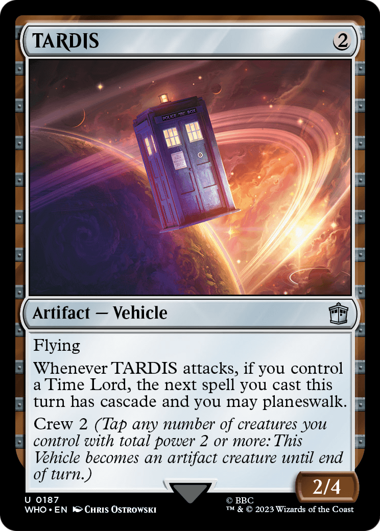 TARDIS (WHO-187) - Doctor Who Foil