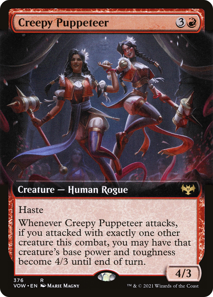 Creepy Puppeteer (Extended Art) (VOW-376) - Innistrad: Crimson Vow: (Extended Art)