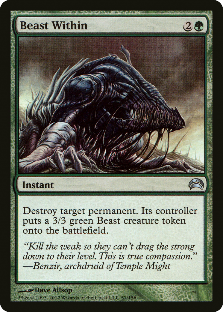 Beast Within (PC2-057) - Planechase 2012 Foil