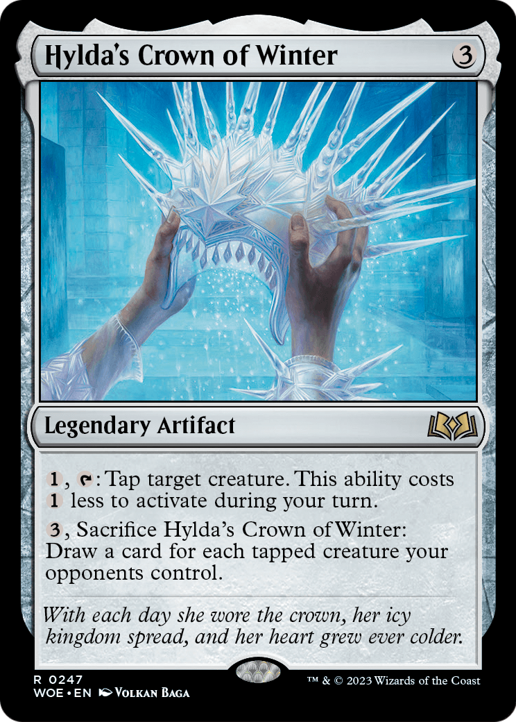 Hylda's Crown of Winter (WOE-247) - Wilds of Eldraine Foil