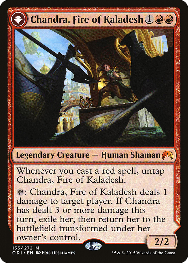 Chandra, Fire of Kaladesh (ORI-135) - Magic Origins: (originpwdfc) Foil