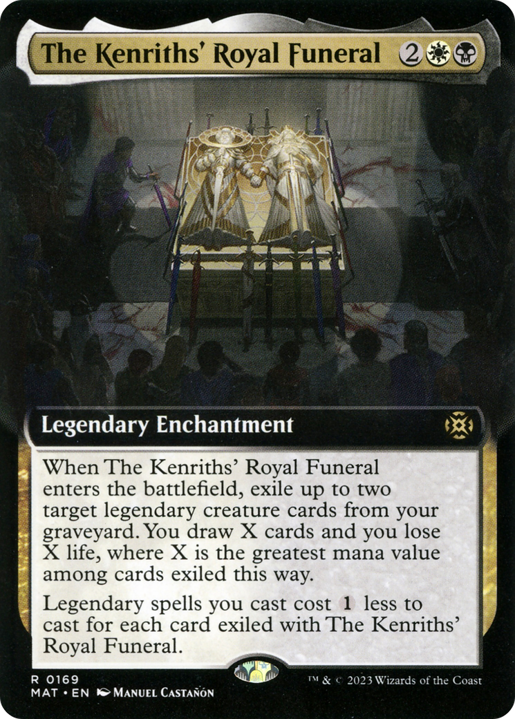 The Kenriths' Royal Funeral (Extended Art) (MAT-169) - March of the Machine: The Aftermath: (Extended Art) Foil