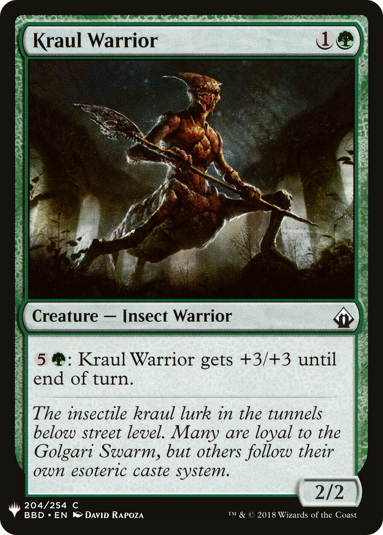 Kraul Warrior (LIST-204) - The List