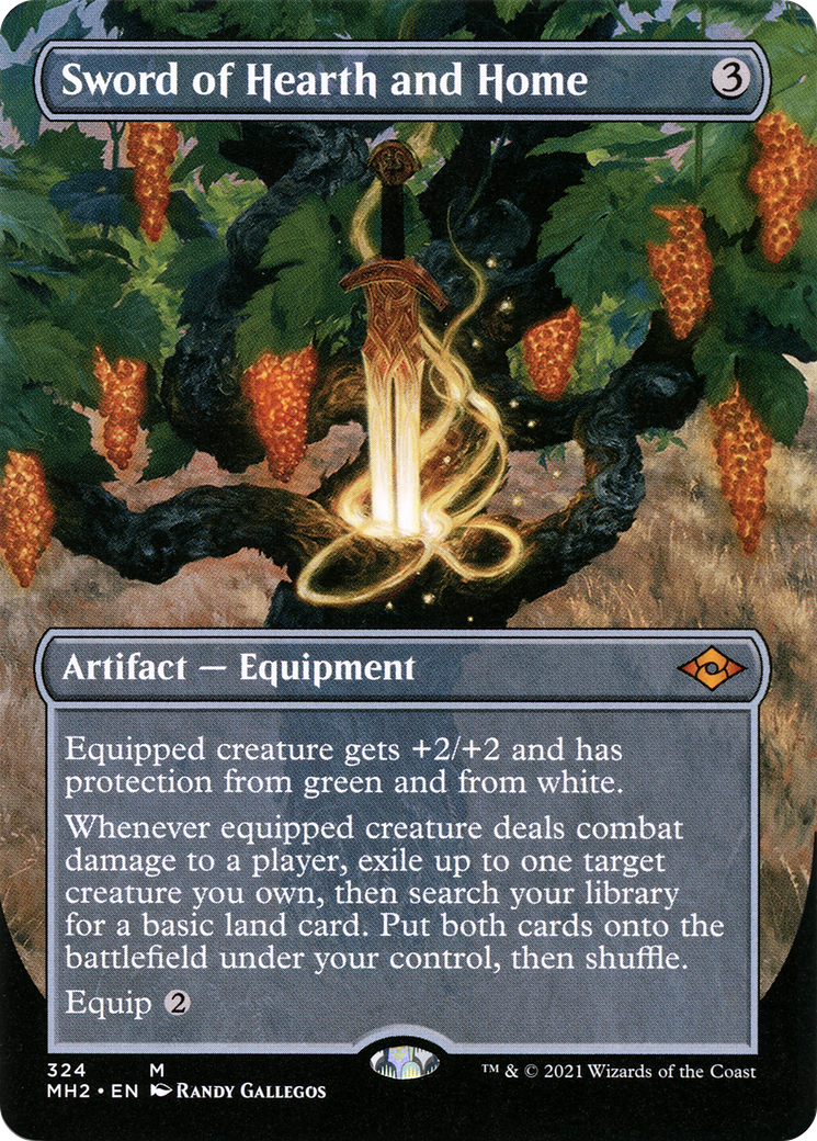Sword of Hearth and Home (Borderless) (MH2-324) - Modern Horizons 2 Foil