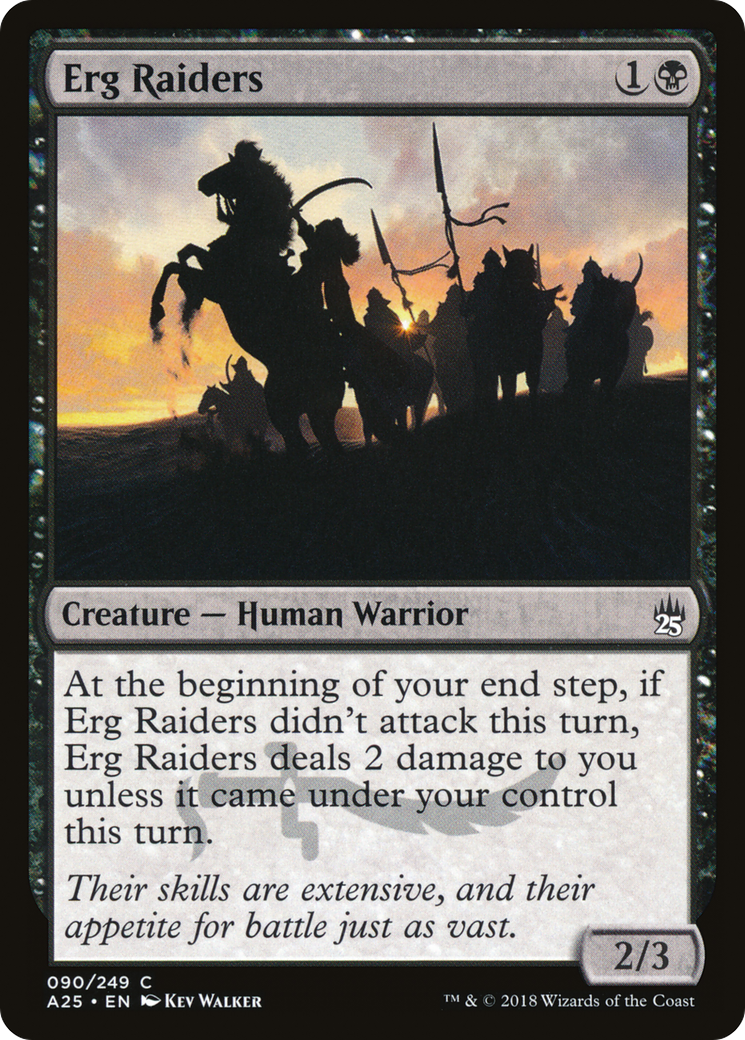 Erg Raiders (A25-090) - Masters 25