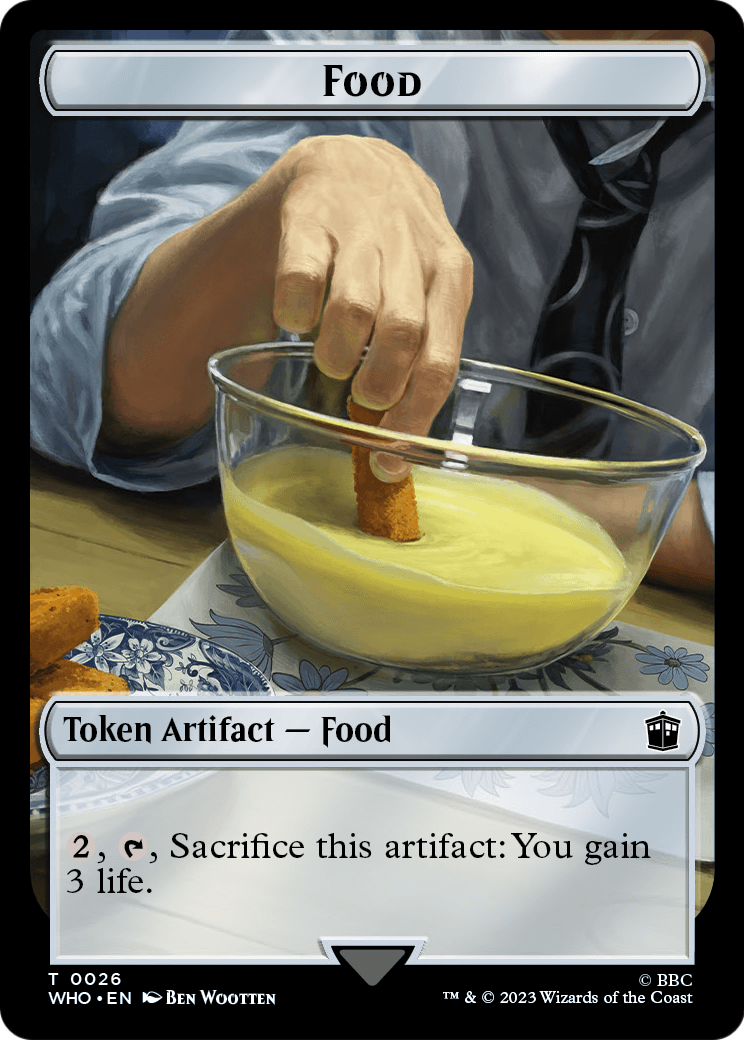 Food (TWHO-026) - Doctor Who Tokens