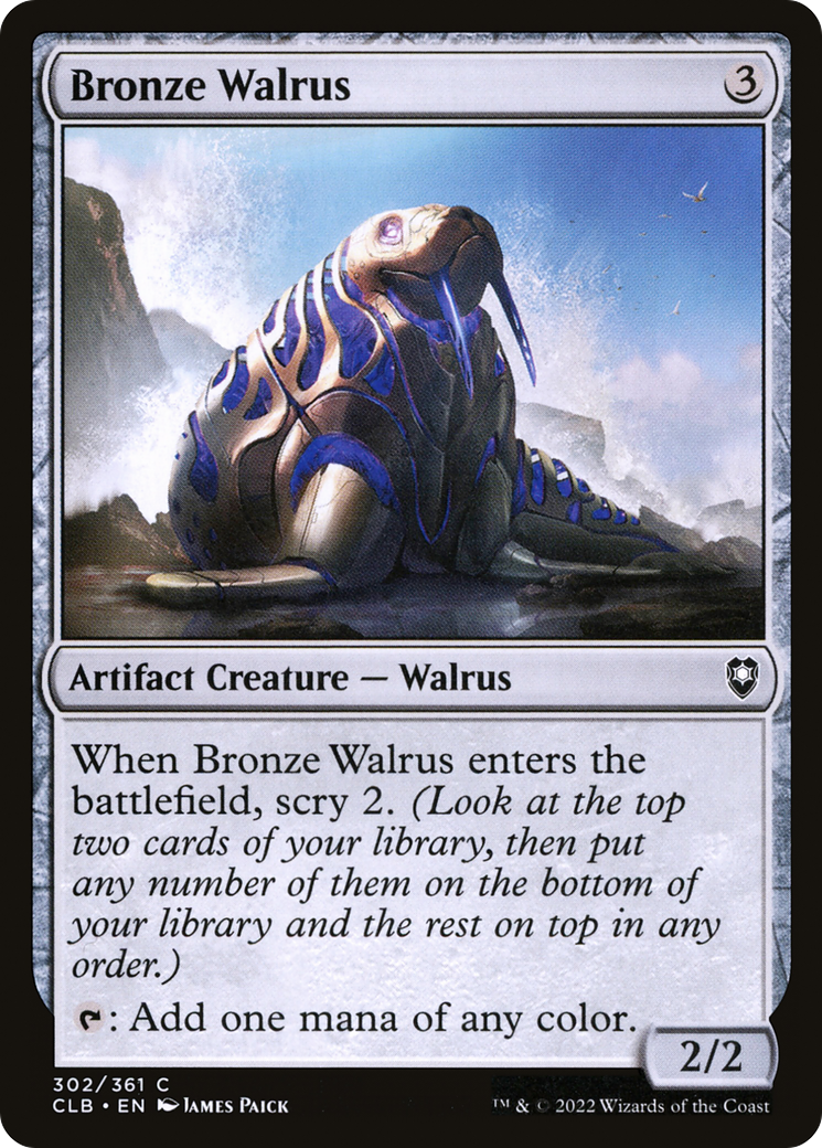 Bronze Walrus (CLB-302) - Commander Legends: Battle for Baldur's Gate Foil