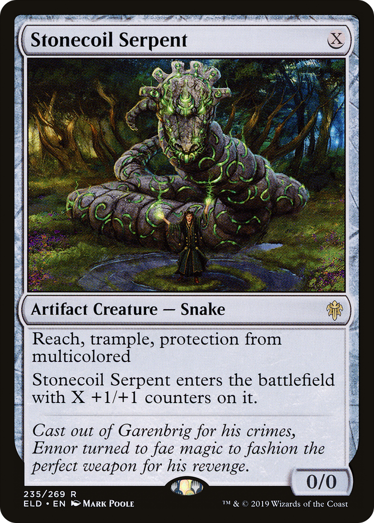 Stonecoil Serpent (ELD-235) - Throne of Eldraine