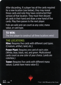 Urza's Blueprints (minigame) // Urza's Blueprints (cont'd) (MBRO-002) - The Brothers' War Minigames