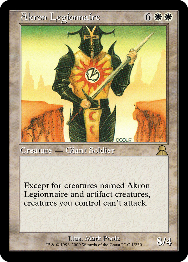 Akron Legionnaire (ME3-001) - Masters Edition III Foil