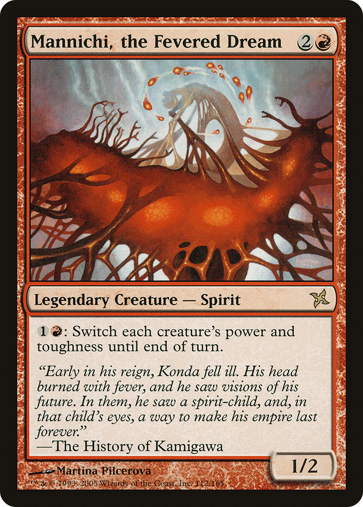 Mannichi, the Fevered Dream (BOK-112) - Betrayers of Kamigawa Foil