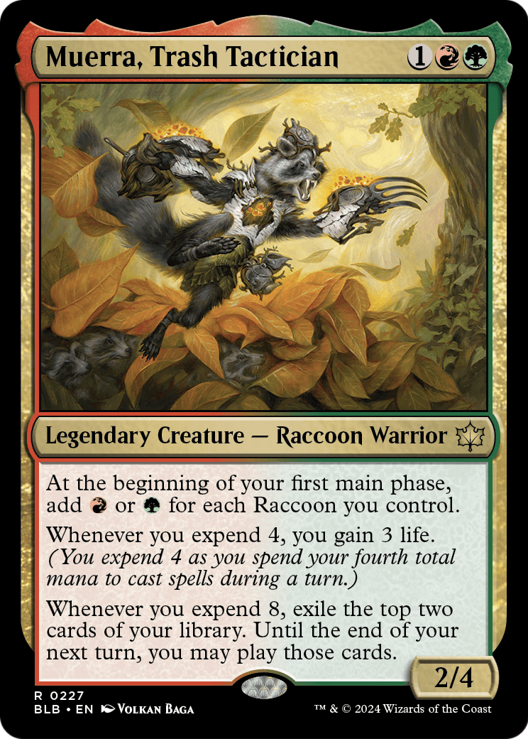 Muerra, Trash Tactician (BLB-227) - Bloomburrow Foil