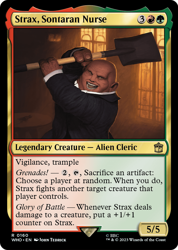 Strax, Sontaran Nurse (WHO-160) - Doctor Who Foil