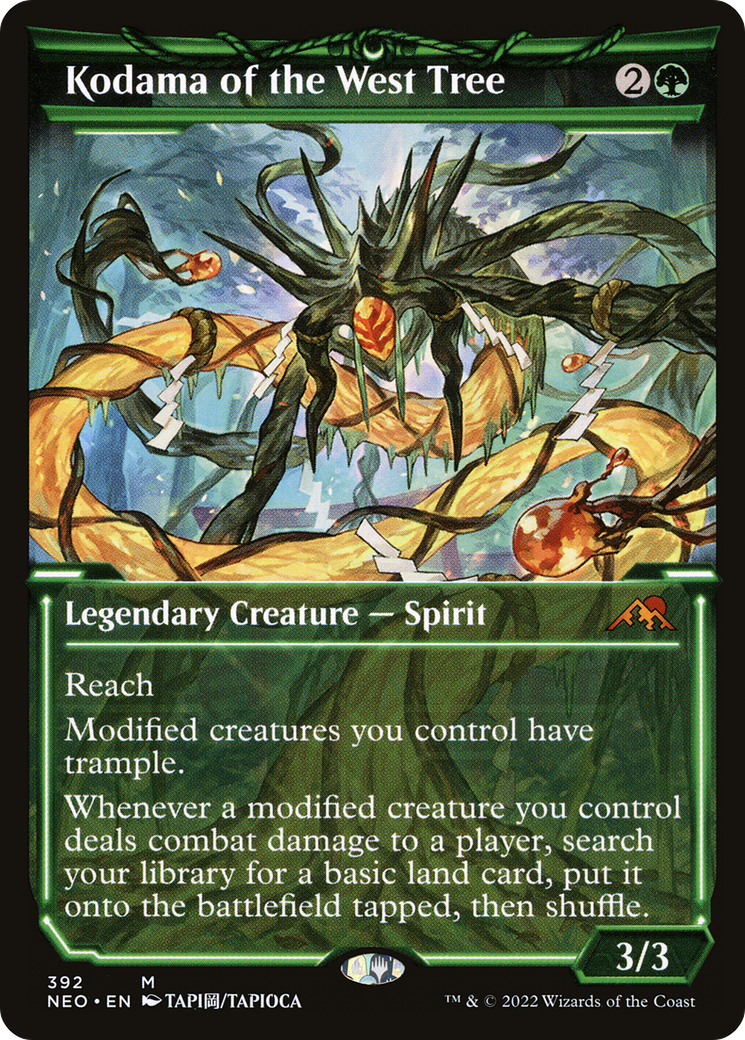 Kodama of the West Tree (Showcase) (NEO-392) - Kamigawa: Neon Dynasty: (Showcase)