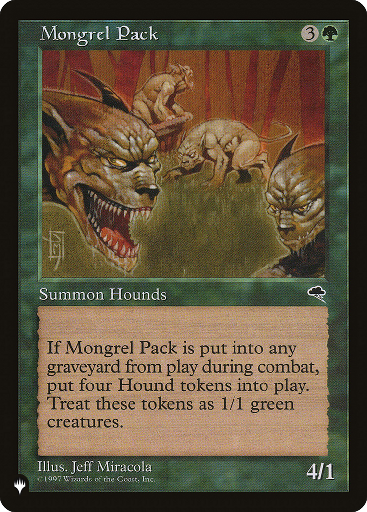 Mongrel Pack (LIST-) - The List