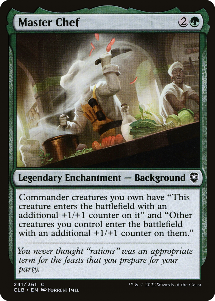 Master Chef (CLB-241) - Commander Legends: Battle for Baldur's Gate Foil