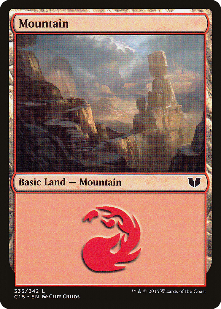 Mountain (335) (C15-335) - Commander 2015