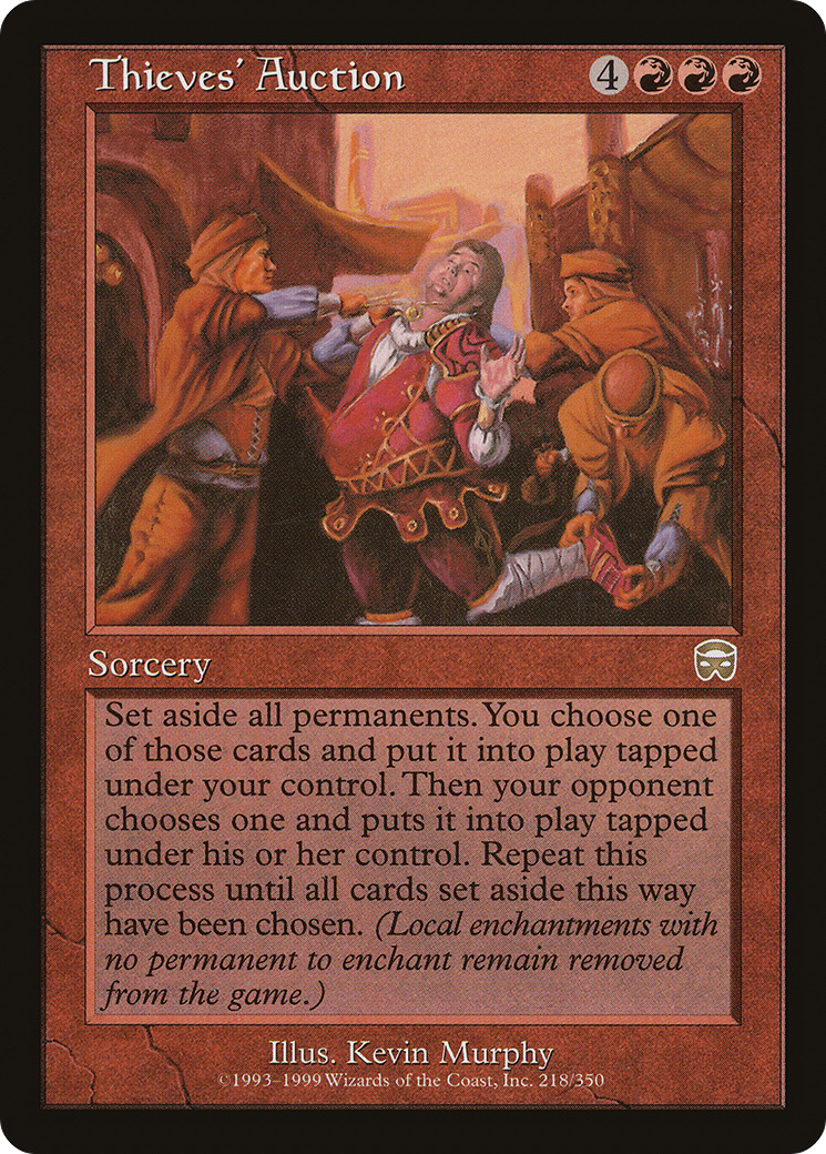 Thieves' Auction (MMQ-218) - Mercadian Masques