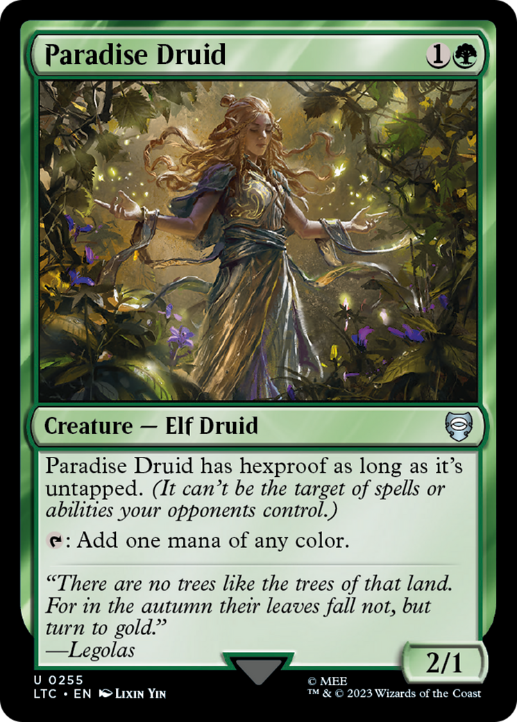 Paradise Druid (LTC-255) - Tales of Middle-earth Commander