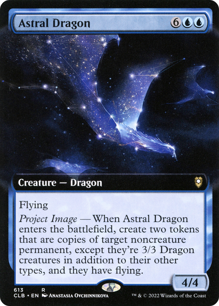 Astral Dragon (Extended Art) (CLB-613) - Commander Legends: Battle for Baldur's Gate: (Extended Art)