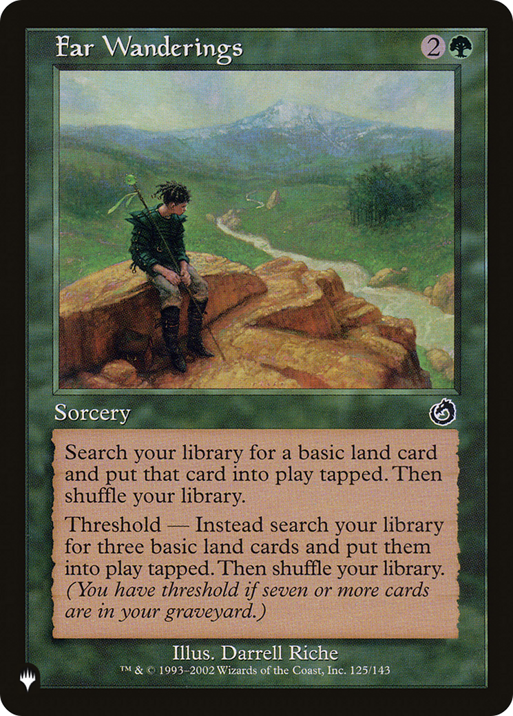 Far Wanderings (LIST-125/143) - The List