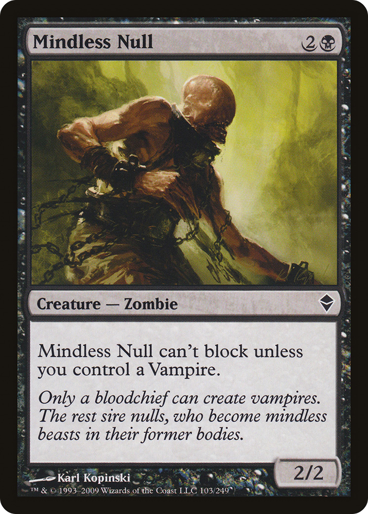 Mindless Null (ZEN-103) - Zendikar