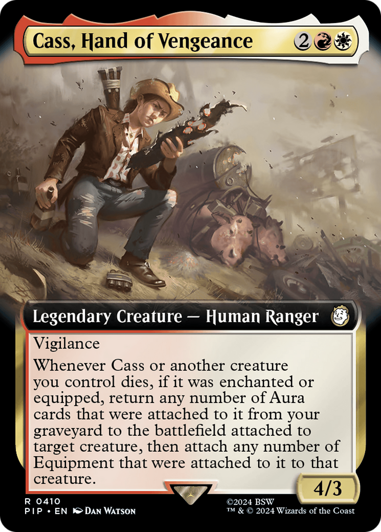 Cass, Hand of Vengeance (Extended Art) (PIP-410) - Fallout: (Extended Art) Foil