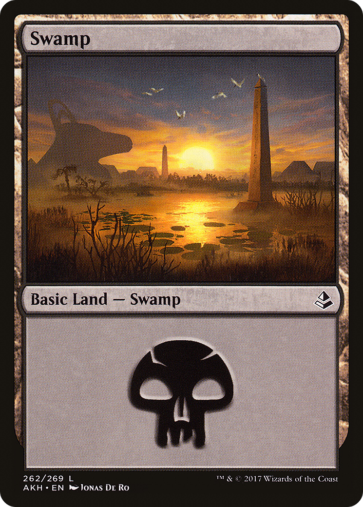 Swamp (262) (AKH-262) - Amonkhet Foil