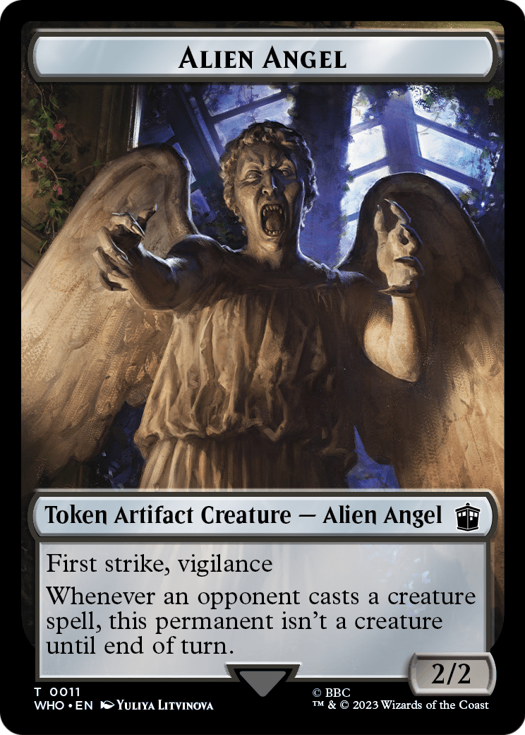 Alien Angel (TWHO-011) - Doctor Who Tokens Foil