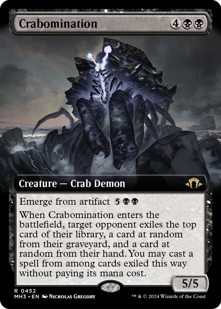 Crabomination (Extended Art) (MH3-452) - Modern Horizons 3: (Extended Art)