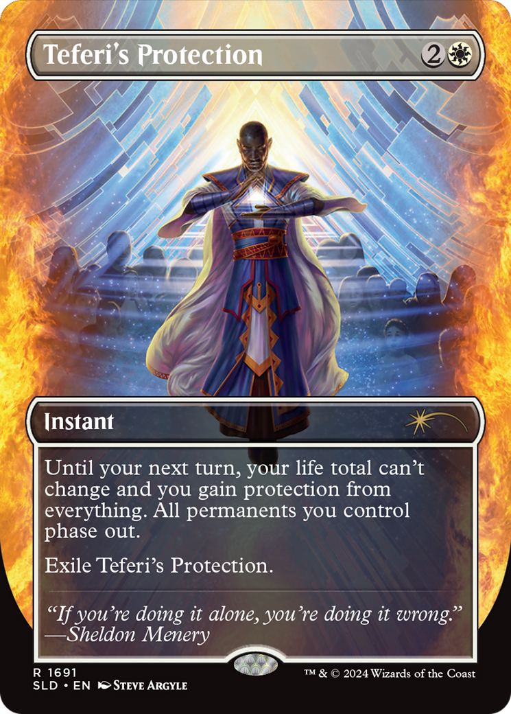 Teferi's Protection (1691) (SLD-1691) - Secret Lair Drop (Borderless)