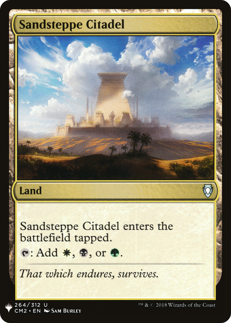 Sandsteppe Citadel (CM2) (LIST-264) - The List