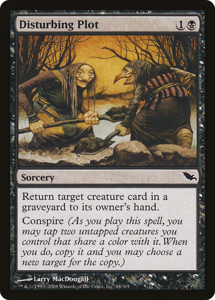 Disturbing Plot (SHM-064) - Shadowmoor Foil