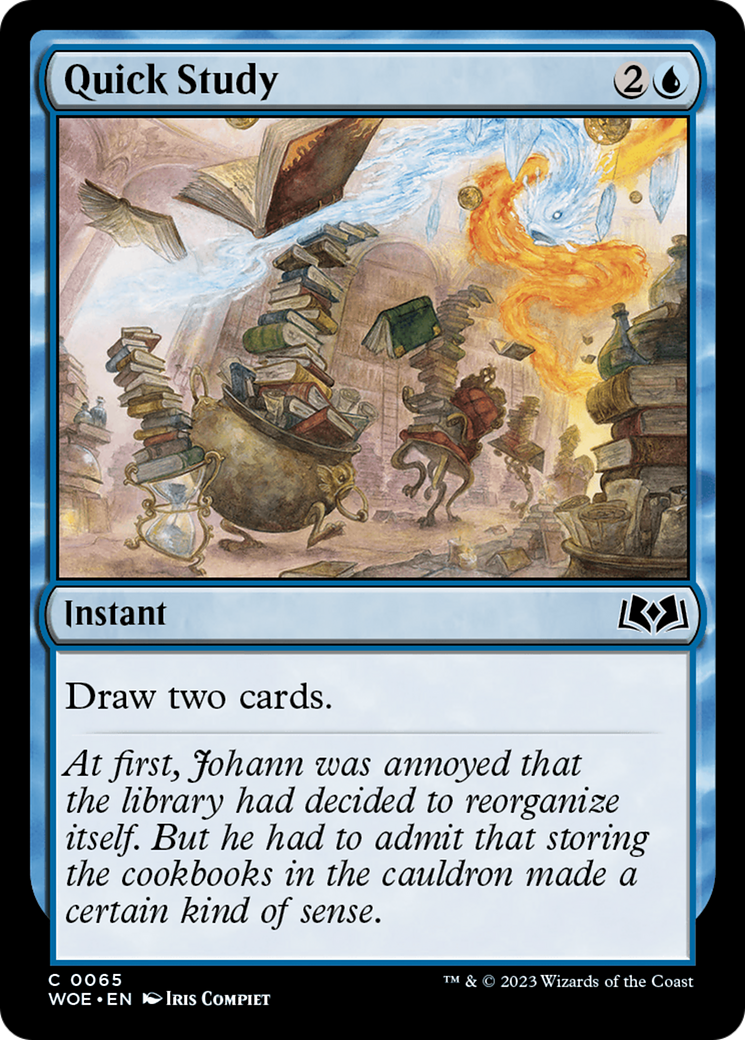 Quick Study (WOE-065) - Wilds of Eldraine Foil