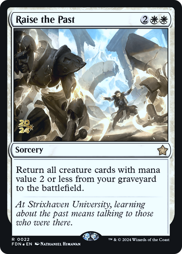 Raise the Past (PRE-022) - Foundations Promos Foil