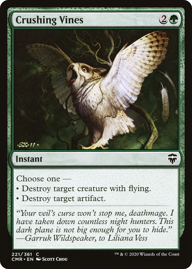 Crushing Vines (CMR-221) - Commander Legends Foil