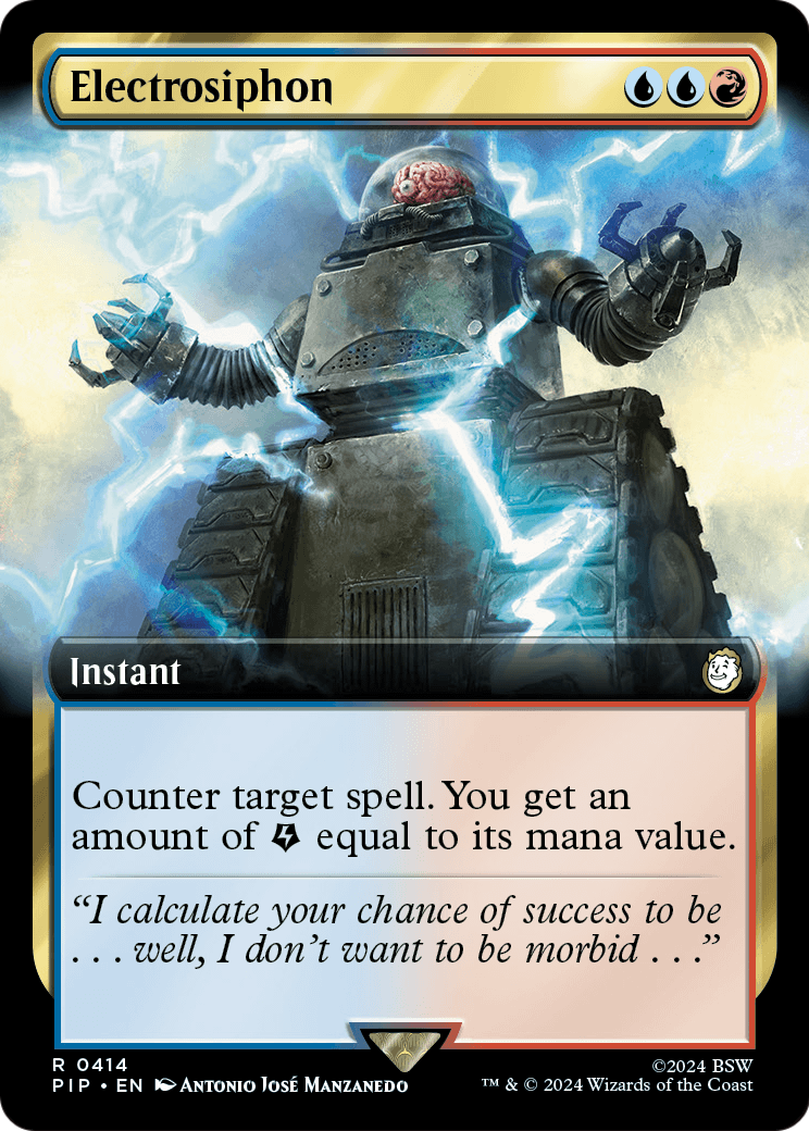 Electrosiphon (Extended Art) (PIP-414) - Fallout: (Extended Art) Foil